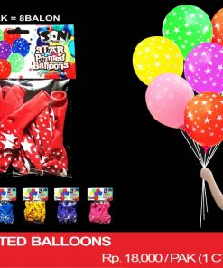 STAR PRINTED BALLOONS
