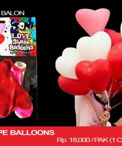 LOVE SHAPE BALLOONS