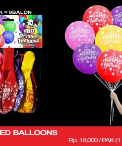 HBD PRINTED BALLOONS