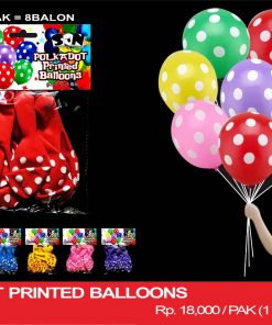 POLKADOT PRINTED BALLOONS