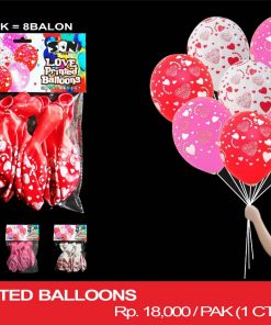 LOVE PRINTED BALLOONS