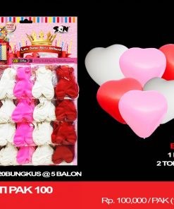BALON HATI PAK 100