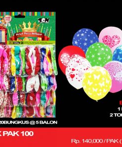 BALON MIX PAK 100