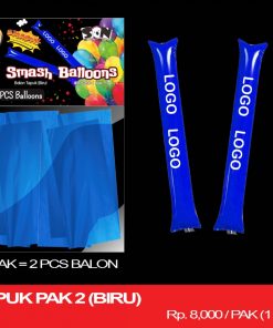 BALON TEPUK PAK 2 (BIRU)