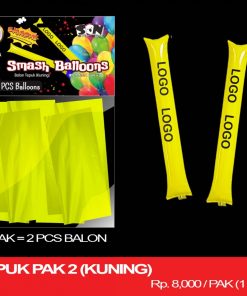 BALON TEPUK PAK 2 (KUNING)