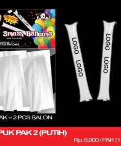 BALON TEPUK PAK 2 (PUTIH)