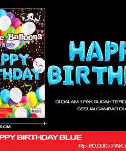 BALON HAPPY BIRTHDAY BLUE
