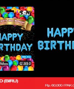 BALON HBD (BIRU)