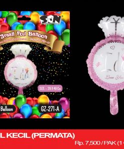 BALON FOIL KECIL (PERMATA)