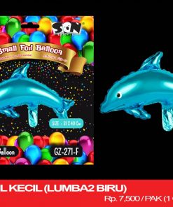 BALON FOIL KECIL (LUMBA2 BIRU)
