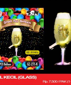 BALON FOIL KECIL (GLASS)