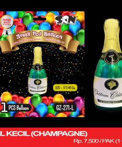 BALON FOIL KECIL (CHAMPAGNE)