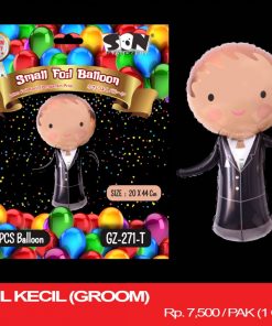 BALON FOIL KECIL (GROOM)