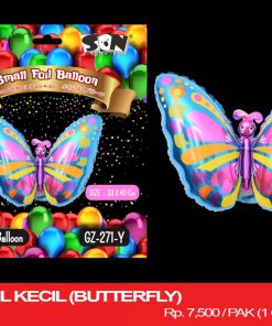 BALON FOIL KECIL (BUTTERFLY)