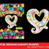 BALON FOIL SEDANG (HEART SHAPE)