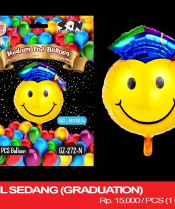 BALON FOIL SEDANG (GRADUATION)