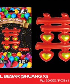 BALON FOIL BESAR (SHUANG XI)