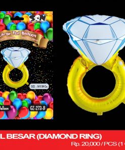 BALON FOIL BESAR (DIAMOND RING)