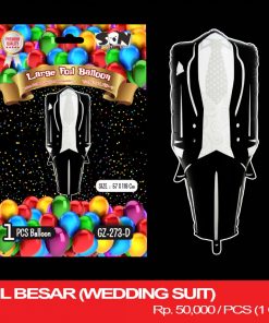 BALON FOIL BESAR (WEDDING SUIT)