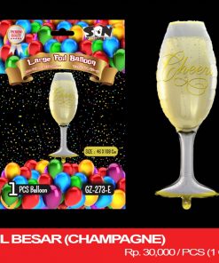 BALON FOIL BESAR (CHAMPAGNE)