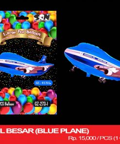 BALON FOIL BESAR (BLUE PLANE)
