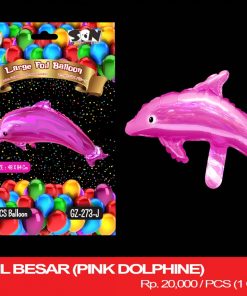 BALON FOIL BESAR (PINK DOLPHINE)