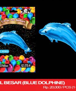 BALON FOIL BESAR (BLUE DOLPHINE)