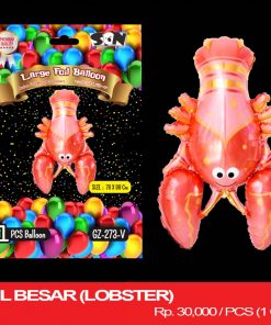 BALON FOIL BESAR (LOBSTER)