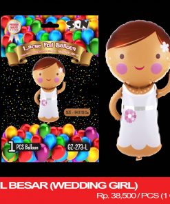 BALON FOIL BESAR (WEDDING GIRL)