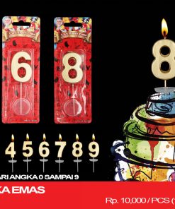 LILIN ANGKA EMAS