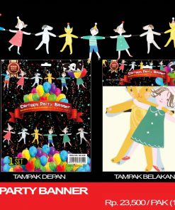 CARTOON PARTY BANNER