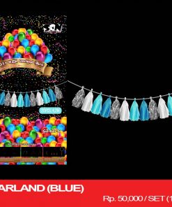 DIY 4,2 M GARLAND (BLUE)