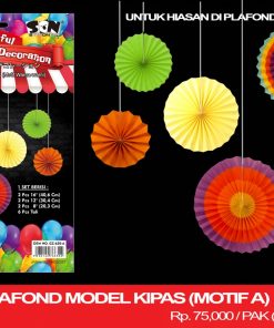 HIASAN PLAFOND MODEL KIPAS (MOTIF A)