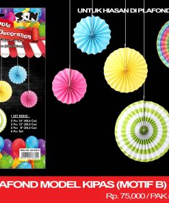 HIASAN PLAFOND MODEL KIPAS (MOTIF B)