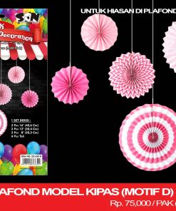 HIASAN PLAFOND MODEL KIPAS (MOTIF D)