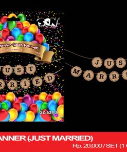 BROWN BANNER (JUST MARRIED)