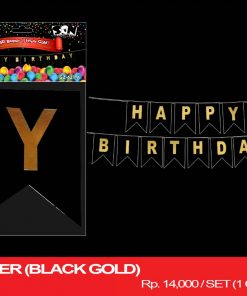 HBD BANNER (BLACK GOLD)