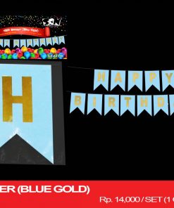 HBD BANNER (BLUE GOLD)