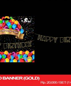 13 PCS HBD BANNER (GOLD)