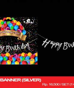 2 PCS HBD BANNER (SILVER)