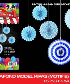 HIASAN PLAFOND MODEL KIPAS (MOTIF E)