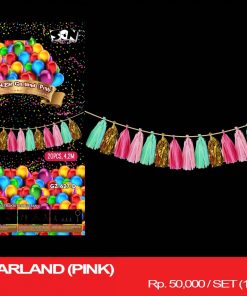 DIY 4,2 M GARLAND (PINK)