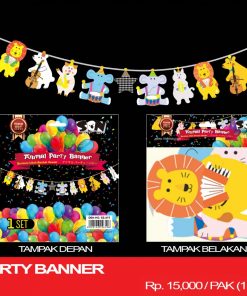 ANIMAL PARTY BANNER