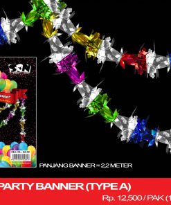 METALLIC PARTY BANNER (TYPE A)