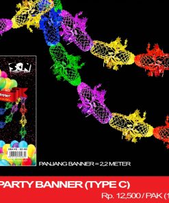 METALLIC PARTY BANNER (TYPE C)