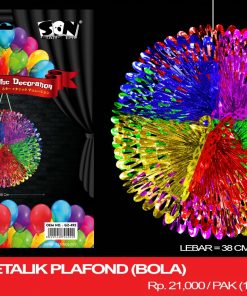 HIASAN METALIK PLAFOND (BOLA)