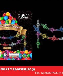 METALLIC PARTY BANNER (i)