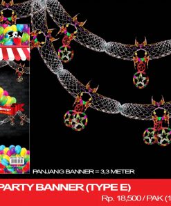 METALLIC PARTY BANNER (TYPE E)