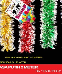 RUMBAI BIASA PUTIH 2 METER