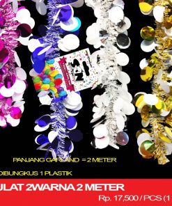RUMBAI BULAT 2 WARNA 2 METER